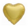 balon foliowy serce matowe antyczne zloto 18 ca