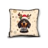 Vankúš s maďarským nápisom "Boldog Karácsonyt - tacskó"