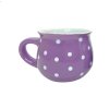 Hrnček „A legjobb barátnő“ – fialový s bodkami
