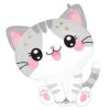 24 inch es cirmos cica kawaii kitty folia lufi n4791801