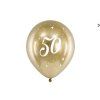 balon 30cm zlaty s cislom 50 6v1