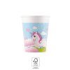 EKO papierové poháriky Jednorožec, 200 ml (8 ks)