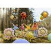 foliovy stojaci balon kvet ruzovy (2)