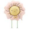 foliovy stojaci balon kvet ruzovy