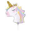 palloncino 14 mini shape testa unicorno unicorn