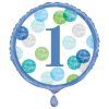 foliovy balon 1 birthday blue dots 9815.thumb 416x416