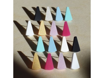 ručně vyrobené originální minimalistické náušnice