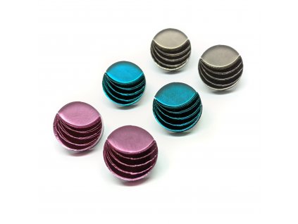 designové ručně vyrobené originální náušnice české výroby na ples