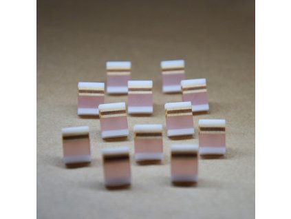 ručně vyrobené originální designové minimalistické náušnice růžové