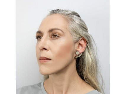 variabilní designové originální záušnice metalické