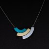 Rainbow - Teal / náhrdelník