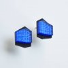 modrá budova / náušnice pro architektky