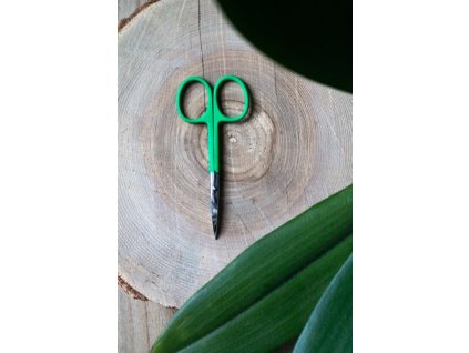 Manikúrní nůžky - zelená