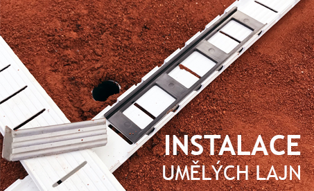 Instalace umělých tenisových lajn