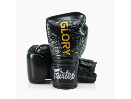 Guantoni Fairtex x Glory BGVG3 Nero argento
