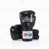 Fairtex BGV5 Ssuper Sparring Locked Thumb Boxing Gloves Black 1