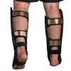 t3 striking shin guards black gold 32
