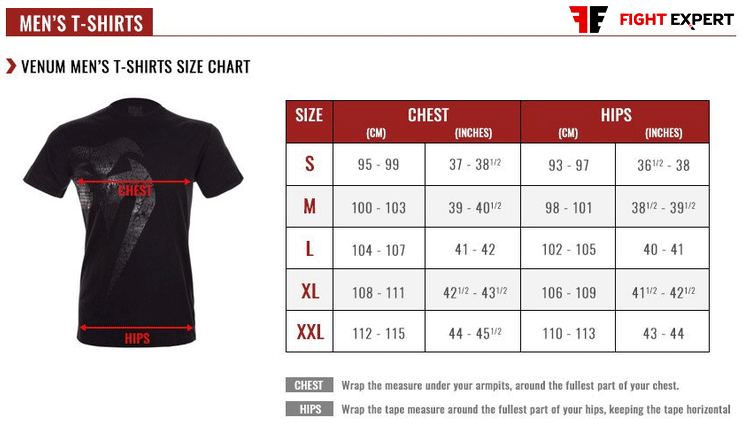 size_table_venum_mens_thirts