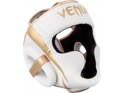 Box/MMA Headgear Venum Elite - White/Gold