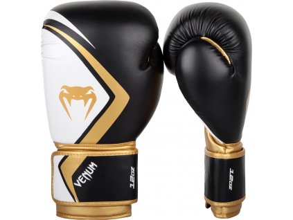 Boxing Gloves Venum Contender 2.0 Black/White/Gold