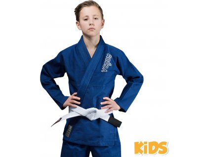 Kids BJJ gi Venum Contender BLUE + white belt