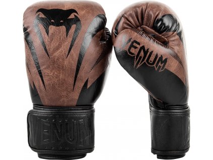 Boxing Gloves Venum Impact - Black/Brown