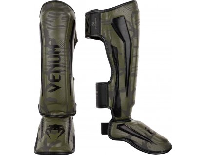 Shin Guards Venum Elite - Khaki/Camo