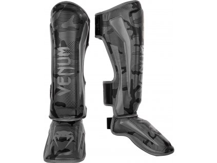 Shin Guards Venum Elite - Black/Dark Camo