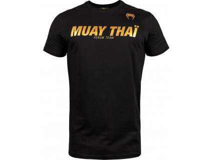 T-Shirt Venum Muay Thai VT - Black/Gold