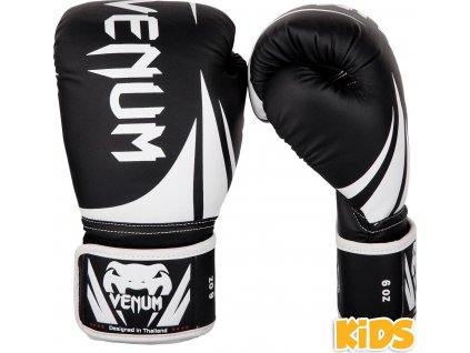 KIDS Boxing Gloves Venum Challenger 2.0 - Black/White