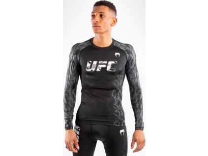 Rashguard UFC Venum Authentic Fight Week Performance - long sleeves - Black