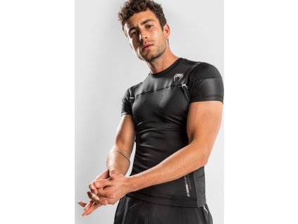 Rashguard Venum Tempest 2.0 - Short Sleeves - Black/Grey (SIZE L)
