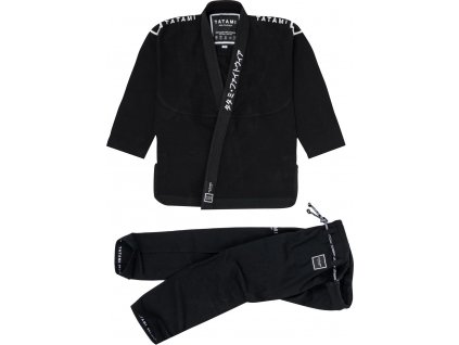 BJJ gi kimono Tatami Katakana - Black