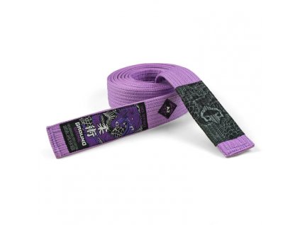 BJJ belt Ground Game PREMIUM - PURPLE (bright)