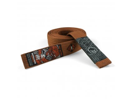 BJJ belt Ground Game PREMIUM - BROWN