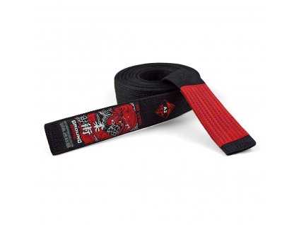 BJJ belt Ground Game PREMIUM - BLACK