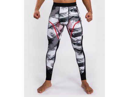 Men's Compression Spats Venum Electron 3.0 - Grey/Red (Size M)