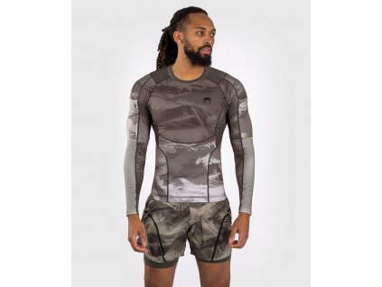 Rashguard Venum Electron 3.0 - Long Sleeves - Sand