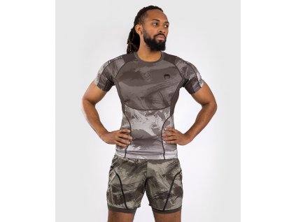 Rashguard Venum Electron 3.0 - Short Sleeves - Sand