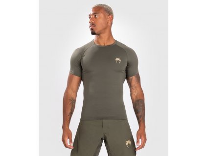 Men’s Rashguard Venum Contender - Short Sleeve - Khaki