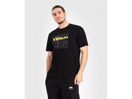 Men's T-shirt Venum Vertigo - Black/Yellow