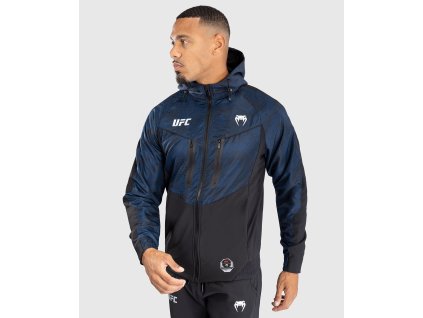 Men’s Zip Hoodie Venum UFC FUSION Fight Week - Oceanic Blue (Size S)