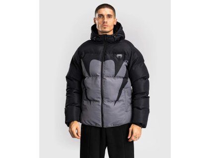 Winter Jacket Venum Attack Down - Black/Grey (Size S)