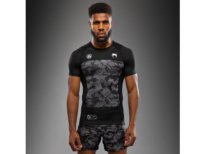 Rashguard  Venum x Polaris - Short Sleeve - Black/Storm Grey (Size M)
