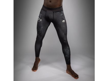 Men's Compression Spats Venum Eclipse - Black/Ivory (Size S)