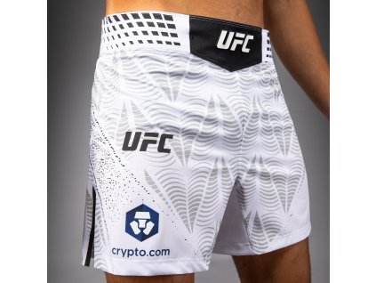 Men's UFC Zenith by Venum Authentic Fight Night Short Fit Fight Short - White (Size XS)