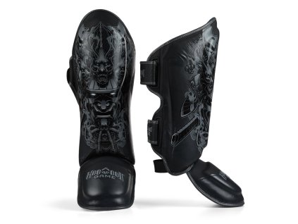 Shin Guards Ground Game Samurai Shadow (SIZE S)