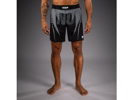 Men's Fightshorts Venum Adrenaline - Black/Silver Grey (Size S)