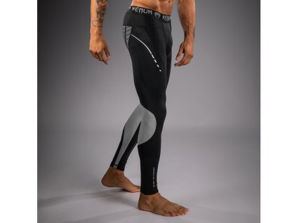 Men's Compression Spats Venum Adrenaline - Black/Silver Grey (Size S)