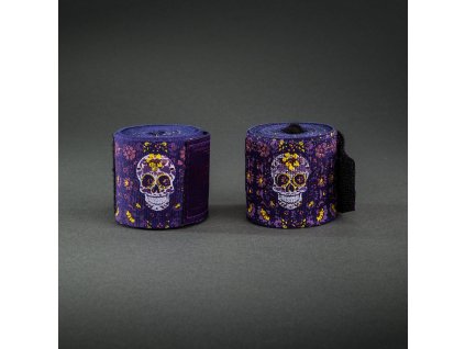 Handwraps Venum Santa Muerte - Dark Purple (Size 2,5 m)